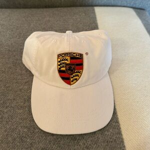 White Porsche Baseball Cap